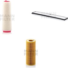 Mann Fılter Bmw 325D (E90/91/92/93) 197 Hp 06-12 Mann Filtre Bakım Seti