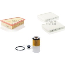 Mann Fılter Bmw 520I (F10/F11) 163-184 Hp (Plastik Yağ Filtresi Modülü) 11-17 Mann Filtre Bakım Seti