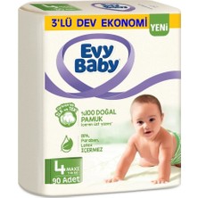 Evy Baby Bebek Bezi Maxi 4 Beden 4 x 90'lı