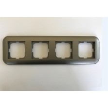 Çağatay Elektrik Çağatayelektrik Ovivo Grano Antrasit Dörtlü Çerçeve(12 Adet)