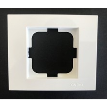 Çağatay Elektrik Çağatayelektrik Ovivo Grano Beyaz Tekli Çerçeve(12 Adet)