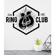 Sticker Sepetim Ring Club Dekoratif Duvar Sticker