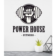 Sticker Sepetim Power House Fitness Dekoratif Duvar Sticker