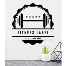 Sticker Sepetim Fitness Label Dekoratif Duvar Sticker