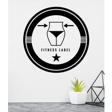 Sticker Sepetim Fitness Label 2 Dekoratif Duvar Sticker