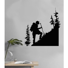 Sticker Sepetim Dağcı Dekoratif Duvar Sticker