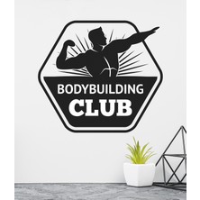 Sticker Sepetim Body Building Clup Dekoratif Duvar Sticker