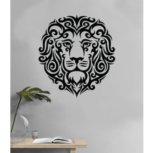 Sticker Sepetim Aslan Kafası 2 Dekoratif Duvar Sticker