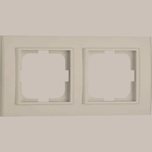 Çağatay Elektrik Çağatayelektrik Ovivo Mina Krem Ikili Çerçeve(12 Adet)