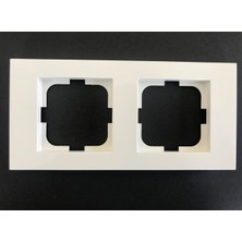 Çağatay Elektrik Çağatayelektrik Ovivo Grano Beyaz Ikili Çerçeve(12 Adet)