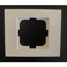 Çağatay Elektrik Çağatayelektrik Ovivo Grano Krem Tekli Çerçeve(12 Adet)
