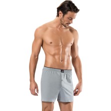 Erdem 1 Adet 1400 Penye Boxer Külot Gri Abani Classic