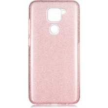 MobaxAksesuar Xiaomi Redmi Note 9 Kılıf Simli Parlak Shining Kapak