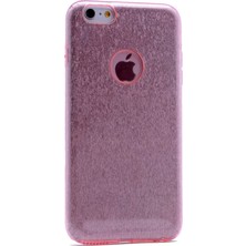MobaxAksesuar Apple iPhone 6 Kılıf Simli Parlak Shining Kapak