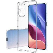 MobaxAksesuar Xiaomi Poco F3 Kılıf Şeffaf Silikon Hibrit Case
