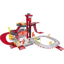 Majorette Creatix Rescue Station+5 Araçlı Oyun Set 212050019