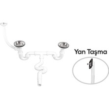 Gama 38404 S Çiftli Çöpmak Sifon Körüklü Taşımalı Yandan Q32