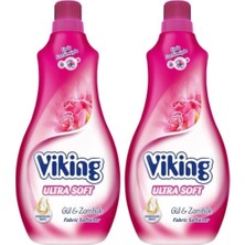 Viking Ultra Soft Yumuşatıcı Gül Zambak 1400 ml x 2 Adet