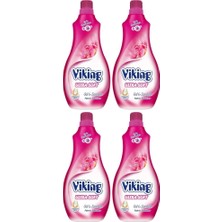 Viking Ultra Soft Yumuşatıcı Gül Zambak 1400 ml x 4 Adet