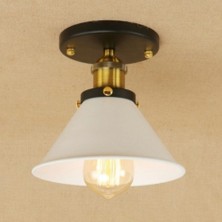 Riolight Retro,rustik,vintage 1XE27 duylu Metal Tekli Rustik Tavan Plofonyer avize