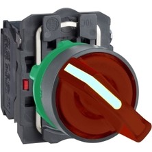 Schneider Electric Schneıder,ışıklı Mndl B. Kırmızı 1na+1nk 220AC/DC LED XB5AK124M5