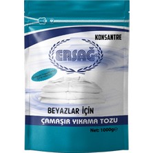 Ersağ Beyaz Çamaşır Yıkama Tozu 1000 ml + Çamaşır Aktif 1000 ml + 500 ml Çamaşır Kokusu