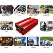 Kobb KBN3000 12V/220V 3000WATT Tam Sinüs Dönüştürücü Invertör