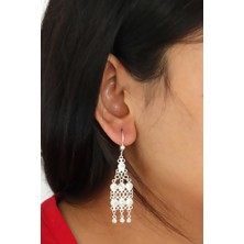 Midyat Nurtaş Gümüş Kişniş Tasarım Telkari Kadın Gümüş Küpe