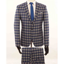 Jan Carlucci Slimfit Yelekli Drop 6 Takım