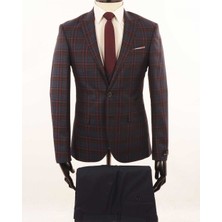Jan Carlucci Slimfit Yelekli Drop 6 Takım
