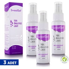 Sweatset El, Ayak, Yüz, Koltuk Altı Terleme Sprey 60 ml 3'lü Set