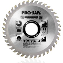 Pro Saw Pro-Saw Taşlama Spiral Ahşap Kesme Sunta Testeresi 115 mm 40 Diş