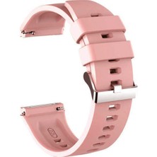 Coverzone Samsung Galaxy Watch 3 45MM Classic Çapraz Frontier Kayış Kordon Açık Pembe