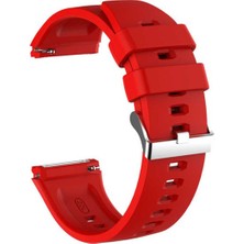 Coverzone Samsung Galaxy Watch 3 45MM Classic Çapraz Frontier Kayış Kordon Kırmızı