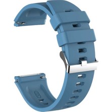 Coverzone Samsung Galaxy Watch 3 45MM Classic Çapraz Frontier Kayış Kordon Mavi