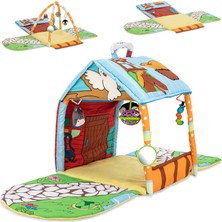 Elele Toys Casa 3in1 Ev Tipi Bebek Oyun Halısı ve Oyun Çadırı
