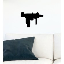Bk Gift  Tasarımlı Ahşap Duvar Süsü-34