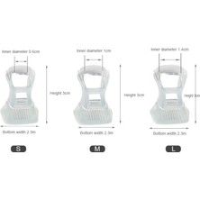 Foottab Kır Düğünleri Için Kadın Ayakkabı Topuk Ucu Koruyucu Pratik Şeffaf Aparat  S