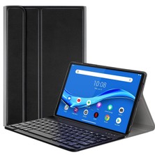 Microcase Lenovo Tab M10 Fhd Plus  10.3'' TB-X606 X606F Bluetooth Klavyeli Standlı Kılıf - Bkk1