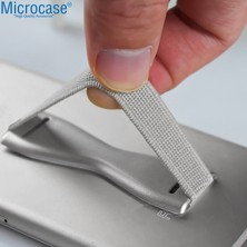 Microcase Tabletler Için Üniversal Lastikli El Tutucu AL2682 - Gümüş