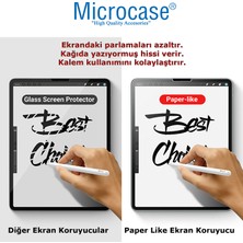 Microcase Samsung Tab A7 Lite 2021 8.7" T220 T225 Paper Like Pencil Destekli Kağıt Hissi Veren Mat Ekran Koruyucu