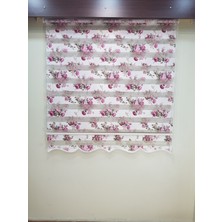 Elis Perde Çiçek Baskılı Salon Zebra Stor Perde EP4445115