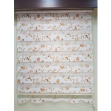 Elis Perde Çiçek Baskılı Salon Zebra Stor Perde EP4445202