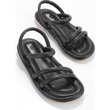 Bambi Siyah Kadın Sandalet K05954010009