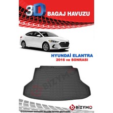 Bizymo Hyundai Elantra 2016 Ve Sonrası 3D Bagaj Havuzu