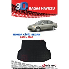 Bizymo Honda Civic Sedan 2002-2006 3D Bagaj Havuzu