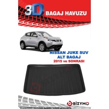 Bizymo Nissan Juke Suv Alt Zemin 2015 Ve Sonrası 3D Bagaj Havuzu