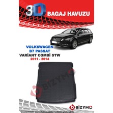 Bizymo Volkswagen Passat B7 Variant Combi Stw 2011-2014 3D Bagaj Havuzu