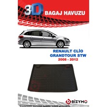 Bizymo Renault Clio Grandtour Stw 2008-2012 3D Bagaj Havuzu