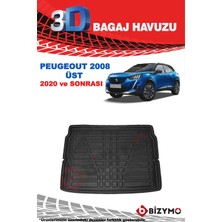 Bizymo Peugeot 2008 2020+ Üst 3D Bagaj Havuzu